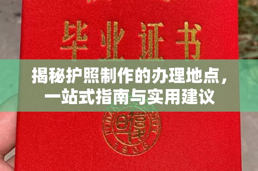 融水揭秘护照制作的办理地点，一站式指南与实用建议