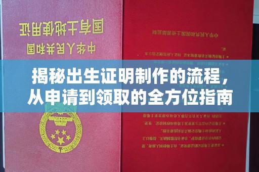 融水揭秘出生证明制作的流程，从申请到领取的全方位指南