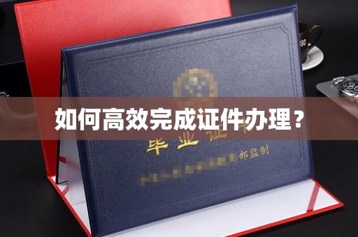 融水如何高效完成证件办理？